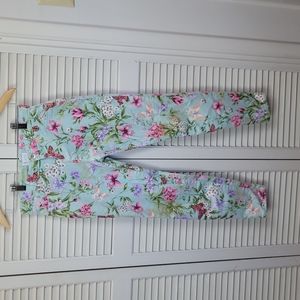 Girls butterfly/ floral stretch denim jeans